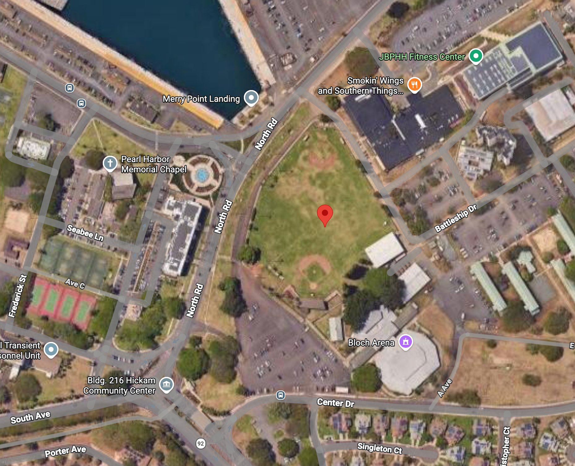 Ward Field and Bloch Arena at JBPHH